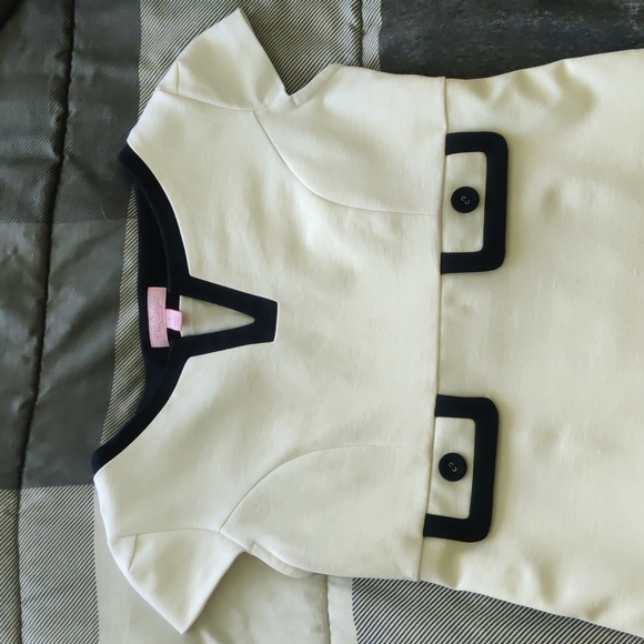 Lilly Pulitzer Cleary Colorblock Ivory Mod Shift Dress Size 0 - Picture 5 of 17